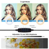 7.9 Ring Selfie Light with Dual Colour Led for Vlogging & Photography