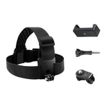 Adjustable Head Strap with Phone Clamp for Gopro and Action Cameras