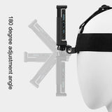 Adjustable Head Strap with Phone Clamp for Gopro and Action Cameras