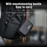 Portable Diamond Texture Carry Case with Carabiner and Strap