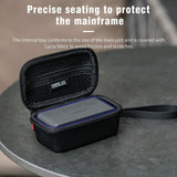 Portable Diamond Texture Carry Case with Carabiner and Strap