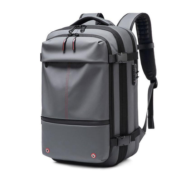 19 Inch Expandable Short Trip Luggage Bag For Men - Gray