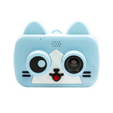 2.0 Hd Screen Wifi Children's Digital Camera with 12mp Cartoon Design and Fun Photography - 2 Screen Wifi Cartoon Design Fun Photography - Sky Blue