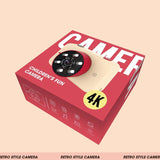 Mini 4k Dual Camera for Kids - 50mp Front & Rear - Yellow