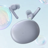 Wireless Active Noise-cancelling Earbuds for Music and Gaming - Grey