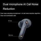 Wireless Active Noise-cancelling Earbuds for Music and Gaming - Grey