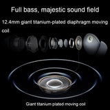 Wireless Active Noise-cancelling Earbuds for Music and Gaming - Grey