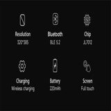 2.04 Inch Colour Screen Smart Watch Steel Strap Support Bluetooth Call - Gold