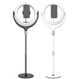 12 Inch Desktop Fill Light Beauty Bracket for Landing Headlights - Black