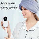 Air Wave Head Massager With Heating & Airbag Compression - Grey