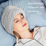 Air Wave Head Massager With Heating & Airbag Compression - Grey