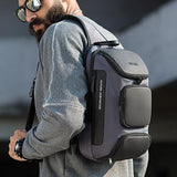 Stylish Men Crossbody Bag Versatile And Durable - Grey