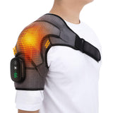 Vibration Shoulder Massager For Joint Pain Relief Gray - Gray Black