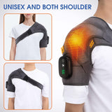 Vibration Shoulder Massager For Joint Pain Relief Gray - Gray Black