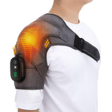 Vibration Shoulder Massager For Joint Pain Relief Gray - Gray Black
