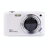 Portable 16X Zoom Hd Digital Camera With 2.88 Ips Screen - White