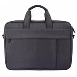 13.3 Inch Waterproof Anti-theft One-shoulder Handbag with Suitcase Belt - Black