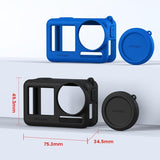 Protective Silicone Case for Dji Action Camera Accessories - Blue