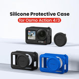 Protective Silicone Case for Dji Action Camera Accessories - Blue