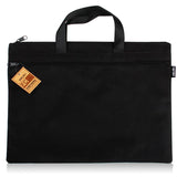 Double Zipper Canvas Storage Bag - Portable and Simple - Orange