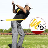 Golf Swing Training Belt for Improved Fitness and Technique - Yellow
