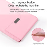 11 / 12 Inch Leather Computer Bag - Lightweight & Portable - 4 in 1 - Pink