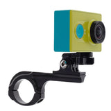 Bicycle Handlebar Holder with Connector Mount for Xiaomi Yi Sport Camera - Black