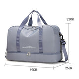 Lightweight Travel Duffel Bag Large Capacity - Blue