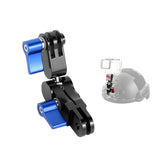 360 Degree Rotating Mount Adapter for Gopro Hero11 - Aluminium Alloy - Blue