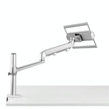 Adjustable Laptop Monitor Stand Mount - Aluminum Alloy - Silver