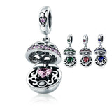 925 Sterling Silver Zircon Pendant With Parts - Scc689-A