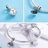 925 Sterling Silver Zircon Pendant With Parts - Scc689-A