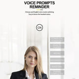 Wireless Noise-cancelling Earbuds with Vibration - Uk-e20 - White