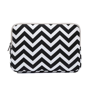 10 Wavy Pattern Notebook Liner Bag - Wavy Design - Black