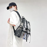 Waterproof Travel Backpack - Pvc Material - Black