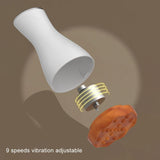 9-Speed Electric Hot Compress Massager For Whole Body Gua Sha - Black