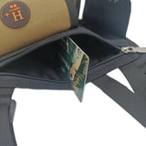 Waterproof Wear Resistant Cross Body Backpack For Outdoor Travel With Single Shoulder Design - Black