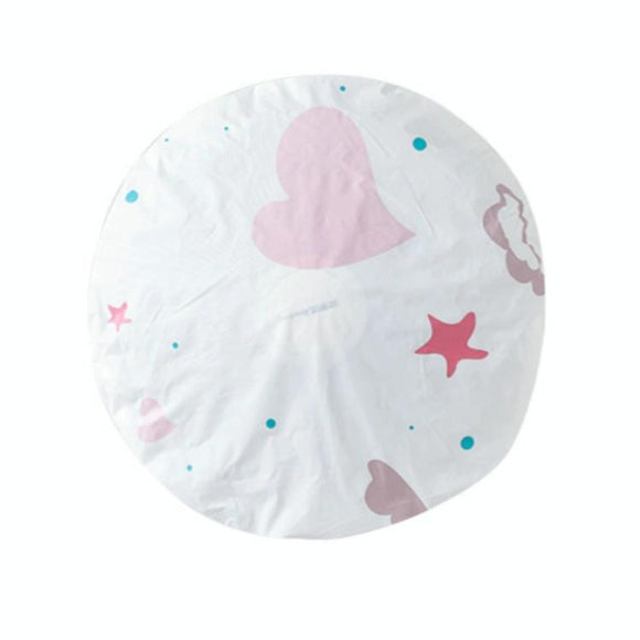 Modern Minimalist Floral Floor Fan Cover - 48cm - Pink Love