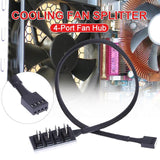 2-Port Pwm Fan Hub For Pc Chassis - A Drag Four