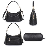 Stylish Middle Aged Women Shoulder Bag - Blue