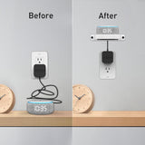 Ahastyle Wall Storage Stand - Compact and Versatile - Black - For Amazon Echo Dot 3/4