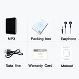 1.77 Inch Touch Mp3 E Book Reader No Bluetooth Compact Design - 8Gb