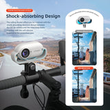 Shock-absorbing Silicone Cover for Insta360 Go 3s Camera - Black - Vertical Gray