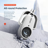 Shock-absorbing Silicone Cover for Insta360 Go 3s Camera - Black - Vertical Gray