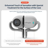 Shock-absorbing Silicone Cover for Insta360 Go 3s Camera - Black - Vertical Gray