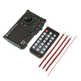 12V 100W Bluetooth Power Amp Board W / Recording - Small Silicone Remote Control