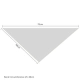 Pet Birthday Saliva Towel Double Cotton Triangle Scarf - Blue