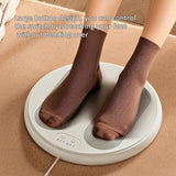 Adjustable 5V Usb Foot Massager Warmer 3 Temp & Vibration Levels - Milk Green