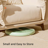 Adjustable 5V Usb Foot Massager Warmer 3 Temp & Vibration Levels - Milk Green