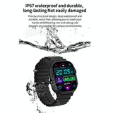2.01 Inch Bluetooth Call Smart Watch Support Heart Rate / Blood Oxygen - Silver Orange